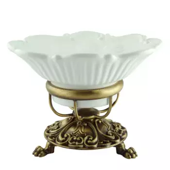 Мыльница Migliore Elizabetta 16988 бронза, белая