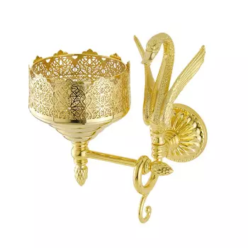 Мыльница Migliore Luxor 26164 стекло, золото