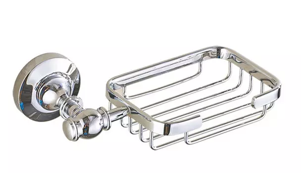 Мыльница решетка CeramaLux Bianco 52005 хром