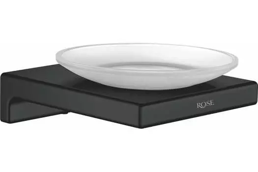 Мыльница Rose RG1803H подвесная, черный
