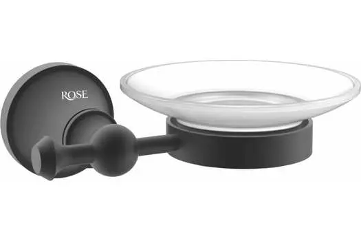 Мыльница Rose RG1903H подвесная, черная