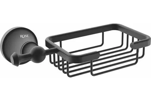 Мыльница Rose RG1904H подвесная, черная