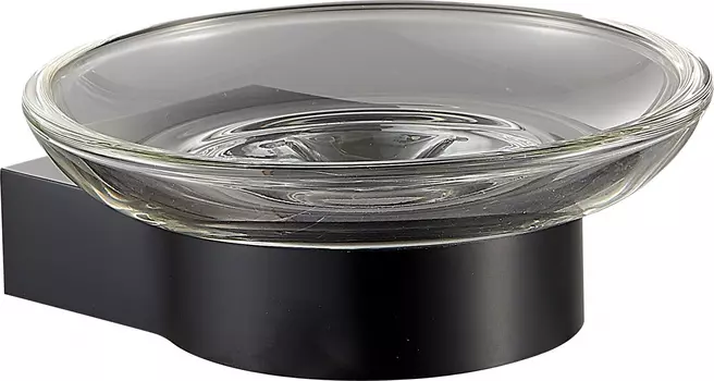 Мыльница с держателем WONZON & WOGHAND CARBON WW-7722 черный