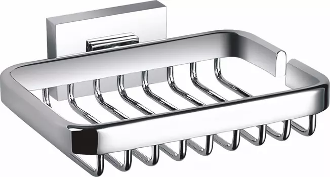 Мыльница с держателем WONZON & WOGHAND FLAT WW-9724 хром