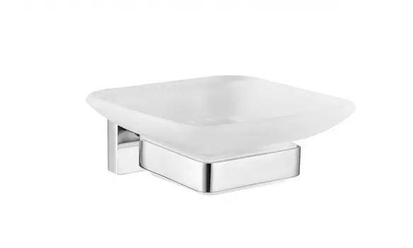 Мыльница с держателем WONZON & WOGHAND FLAT WW-9722 хром