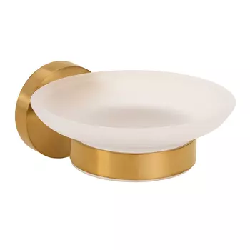 Мыльница стеклянная Bemeta Sablo 160108042 золото