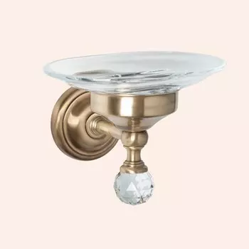 Мыльница Tiffany World Crystal 106 TWCR106br-sw с кристаллом (swarovski)