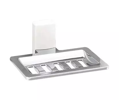 Мыльница Wasserkraft Leine K-5069WHITE белая, хром