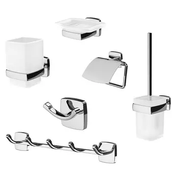 Набор аксессуаров для ванной Am.Pm Gem AK90D1806W хром