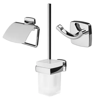 Набор аксессуаров для ванной Am.Pm Gem AK90T1703W хром