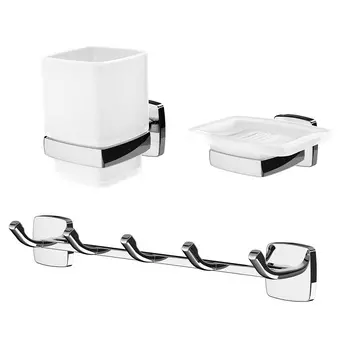 Набор аксессуаров для ванной Am.Pm Gem AK90B1603W хром