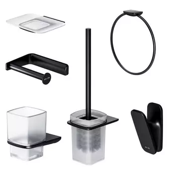 Набор аксессуаров для ванной Am.Pm Inspire V2.0 AK50D1206B черный