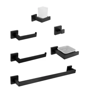 Набор аксессуаров для ванной BOCH MANN BM9641 черный