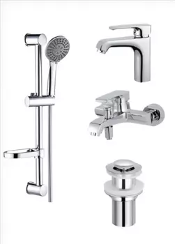 Набор смесителей для ванной BOCH MANN Ida BM10429 хром