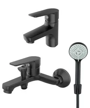 Набор смесителей Orange Loop M26-311b черный