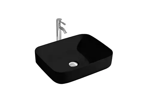 Накладная раковина Aquatek Вега 51 см AQ5515-MB черная матовая