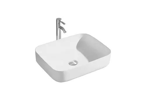 Накладная раковина Aquatek Вега 50 см AQ5515-MW белая матовая