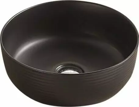 Накладная раковина Art-Max 39 см AM-102-MB черная матовая