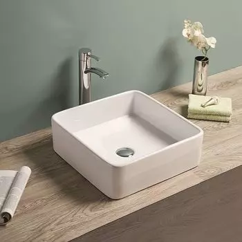 Накладная раковина Art-Max 42 см AM-7050-D белая