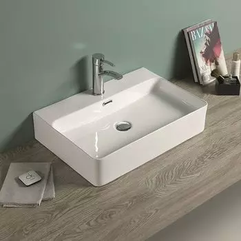 Накладная раковина Art-Max 60 см AM-78188 белая