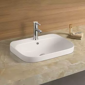 Накладная раковина Art-Max 60 см AM-7976 белая