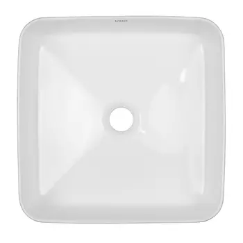 Накладная раковина Azario 38 см AZ-2283 белая глянцевая