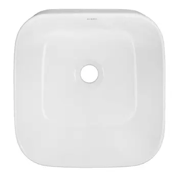 Накладная раковина Azario 39 см AZ-2241 белая глянцевая