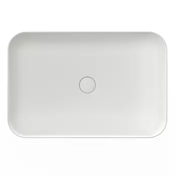 Накладная раковина Azario 40 см AZ-1358S белая матовая