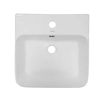 Накладная раковина Azario 41 см AZ-2257 белая глянцевая