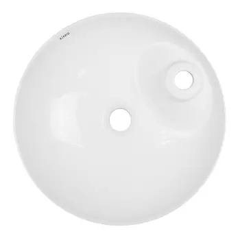 Накладная раковина Azario 43 см AZ-3209 белая глянцевая