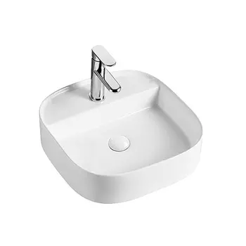 Накладная раковина Azario 45 см AZ-2204 белая глянцевая