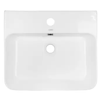 Накладная раковина Azario 49 см AZ-2258 белая глянцевая