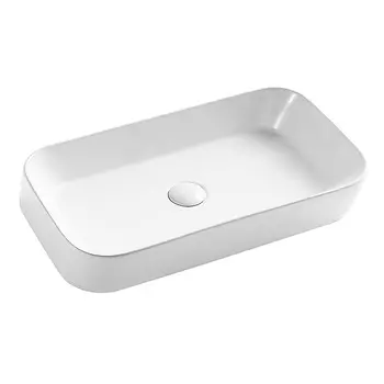 Накладная раковина Azario 60 см AZ-2243-B белая глянцевая