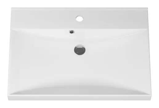Накладная раковина Brevita D4019 65 см Р-Мис14065-4019Д белая