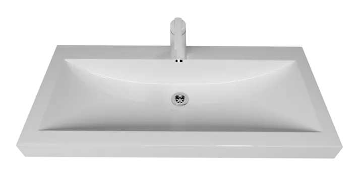 Накладная раковина Brevita Флай 90 см 5204900 белая