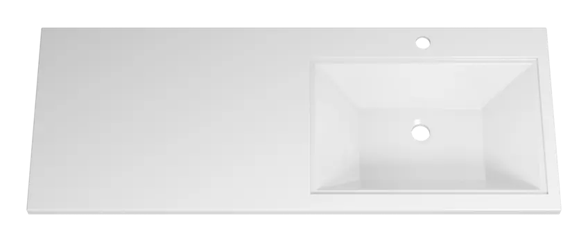 Накладная раковина Brevita Гавана 120 см 5217120 белая