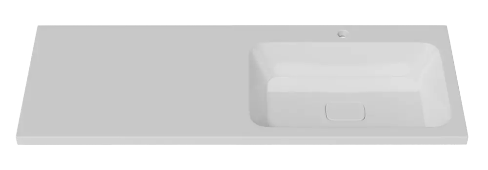 Накладная раковина Brevita Kamilla 120 см 4627173210010 белая