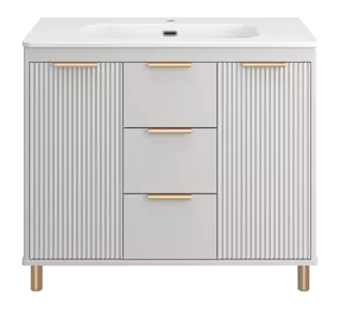 Накладная раковина Brevita Onda 101 см B-OND100-01 белая