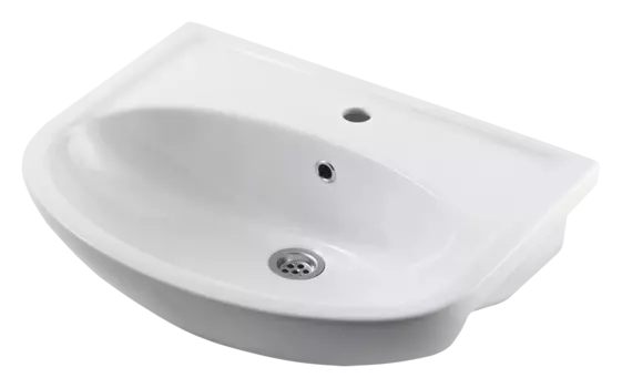 Накладная раковина Brevita Уют 62 см 4620008192772 белая