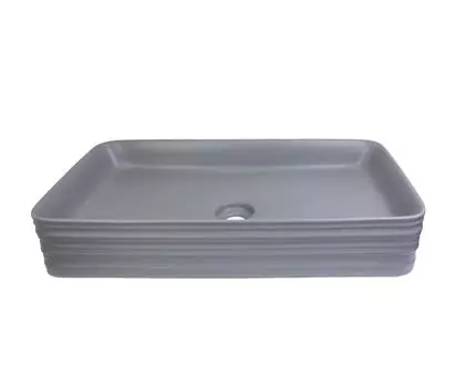 Накладная раковина Bronze de Luxe Trend 66,5 см 1363-MG серый