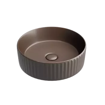 Раковина накладная Ceramica Nova Element 36 см CN6057MDB темно-коричневая матовая