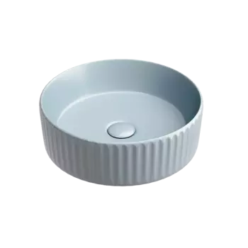Раковина накладная Ceramica Nova Element 36 см CN6057MHL серо-голубая матовая
