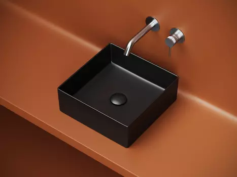 Раковина накладная Ceramica Nova Element 36 см CN6068MB черная матовая