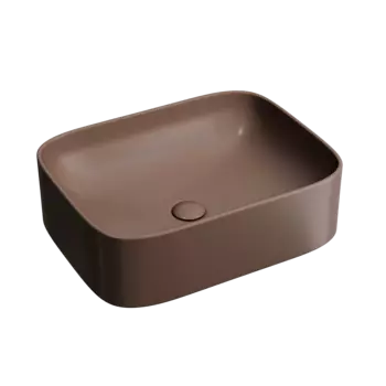 Раковина накладная Ceramica Nova Element 51 см CN6052MDB темно-коричневая матовая