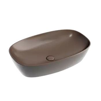 Раковина накладная Ceramica Nova Element 60 см CN6049MDB темно-коричневая матовая