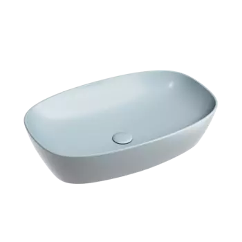Раковина накладная Ceramica Nova Element 60 см CN6049MHL серо-голубая матовая