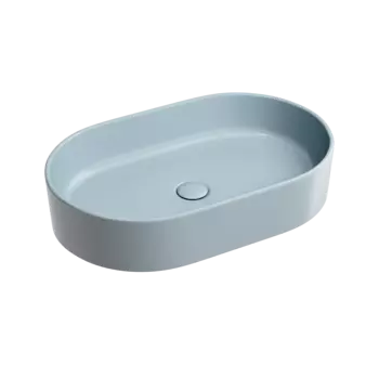 Раковина накладная Ceramica Nova Element 61 см CN6048MHL серо-голубая матовая