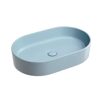 Раковина накладная Ceramica Nova Element 61 см CN6048ML голубая матовая