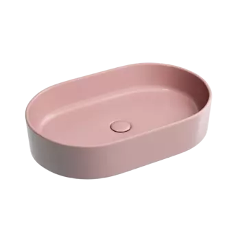 Раковина накладная Ceramica Nova Element 61 см CN6048MP розовая матовая