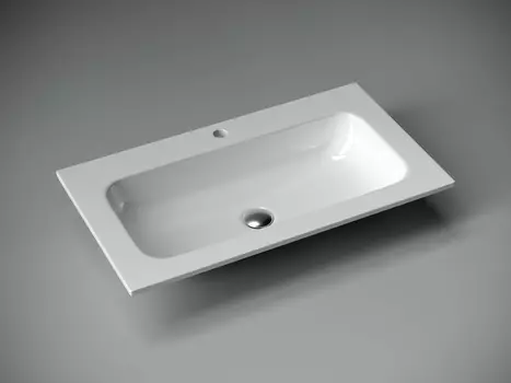 Раковина накладная Ceramica Nova Element 81 см CN7012 белая